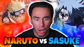 NARUTO vs SASUKE REACTION [upl. by Casimire737]