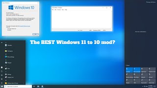 RT10 RTM The BEST Windows 11to10 Mod [upl. by Pantin838]