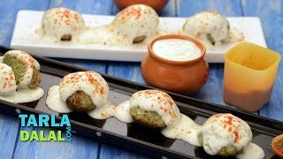 Moong Dal Dahi Vadas NonFried by Tarla Dalal [upl. by Hoag750]