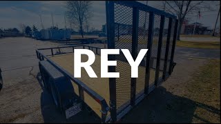 7x14 SureTrac Tube Top Utility Trailer Rey [upl. by Miquela]