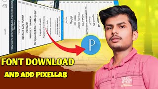 How to Download Fonts in PixelLab Easy amp Fast [upl. by Gail]