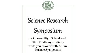 KHS Science Research Symposium [upl. by Erbas]