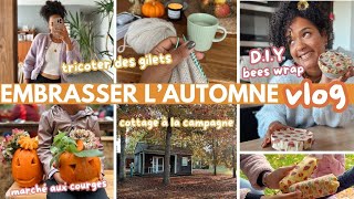 🕯️VLOG ESPRIT DAUTOMNE  DIY Bees Wrap Tricot Cuisiner des Courges Rituels BienÊtre ⭐🎃🧘🏽‍♀️🍂 [upl. by Alletniuq]