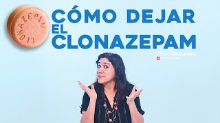 COMO DEJAR EL CLONAZEPAM  FANNY PSIQUIATRA [upl. by Yazbak]