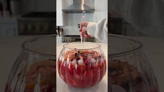 Christmas Punch 🎄 christmas drinks recipe restock asmr satisfying viral shorts fyp drinks [upl. by Pasahow]