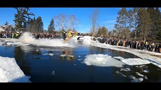 Pickerel Lake 2022 Sleds Skimming Water PT2 [upl. by Eixor477]