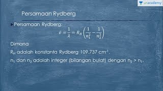 Formula Rydberg Fisika  SBMPTN UN SMA [upl. by Wahlstrom795]