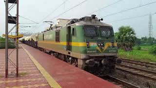 19 in 1  Indian Railways Freight Train Crossing in Station  Indian Freight TrainIndian Railways [upl. by Pulling]