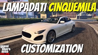 Lampadati Cinquemila Customization  GTA Online [upl. by Relyhcs]