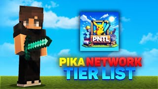 The BEST Tier List for PikaNetwork [upl. by Leibarg978]