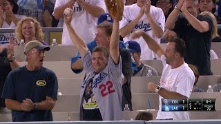 COLLAD Fan makes catch over Arenados glove [upl. by Adlesirg]