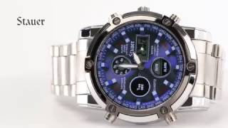 Stauer Blue Stone Chronograph Watch [upl. by Hoppe]