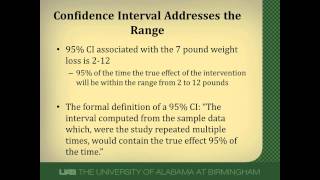 Statistics Corner Confidence Intervals [upl. by Eemla]