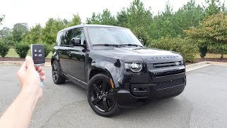 2024 Land Rover Defender 110 V8 Start Up Exhaust Walkaround Test Drive and Review [upl. by Lotsyrk]