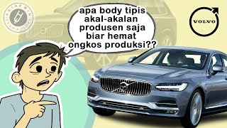 Jika Crumple Zone Berfungsi Menyerap Benturan Mengapa Malah Body VOLVO Sangat Kokoh Sekali [upl. by Mullane]