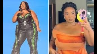 Lizzo shows off dramatic weight loss on Thanksgiving amid Ozempic rumors [upl. by Ibur326]