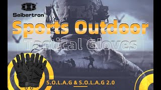 Seibertron Adult Or Youth SOLAG 20 Sports Outdoor Water Resistant Full Finger Touchscreen Glove [upl. by Rehpatsirhc]