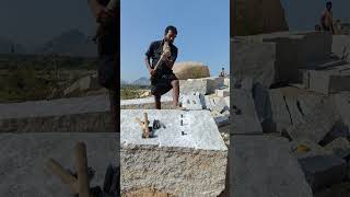 granite videosstone videosgranite workingstone workinganek fast videosdont past videos🙏🙏⚒️👍👍 [upl. by Portia]