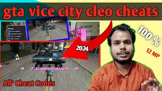 How to Use Cheat Codes in GTA Vice City Android  gta vice city cleo cheats android download  cleo [upl. by Yelrebmyk489]