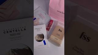 sociolla haul with me 𐙚 ໋🩰✧˚🎀༘⋆ shorts makeup haul asmr asmrsounds unboxing [upl. by Enehpets]