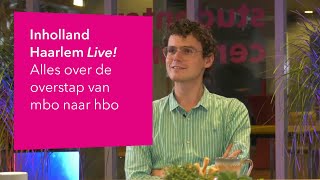 Inholland Haarlem Live  Van het mbo naar het hbo hoe is dat nou Donny vraagt het studenten [upl. by Alfi369]