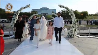 Ramzan Kadyrov attends Khamzat Chimaev’s wedding [upl. by Ellenor]