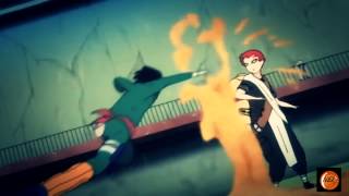 LEE VS GAARA  Linkin Park  Numb  Naruto AMV  FULL HD [upl. by Lever]