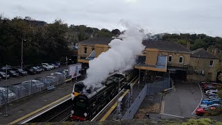 Rebuilt Merchant Navy 35028 Clan Line at Chatham [upl. by Alah]