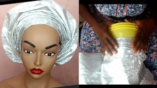 TYING THE ACE GELE ON A CUSTARD BUCKET [upl. by Colbert]