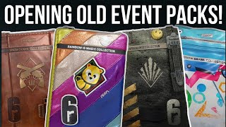 Opening OLD Event Packs In Rainbow Six Siege [upl. by Biddle]