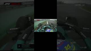 EL ACCIDENTE DE FERNANDO ALONSO EN CLASIFICACIÓN fernandoalonso formula1 brazilgp [upl. by Emmett]