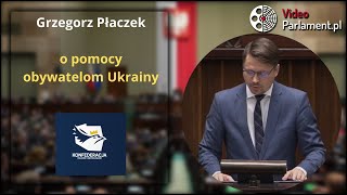 Grzegorz Płaczek  o pomocy obywatelom Ukrainy [upl. by Varin]