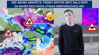 Kommt der WINTER JETZT SCHNEE amp Luftmassengrenze in Sicht Hochwasser vorbei Ui Ui Ui [upl. by Mellen]