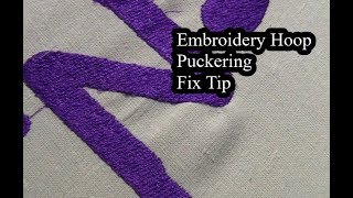 Embroidery Puckering Fix Part 1  Singer Futura XL 550 [upl. by Otineb989]