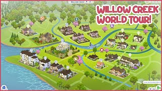 Willow Creek World Tour  The Sims 4 [upl. by Drucilla959]