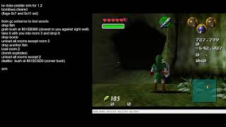 Draw Pointer SRM in Lost Woods from Goron City without Bombiwa as Adult [upl. by Annoyk287]