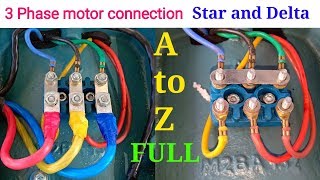 How to proper connection 3 phase motor ।। 3 phase motor connection ।। 2018 [upl. by Held564]