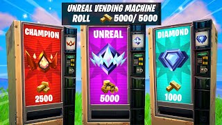 The RANKED VENDING MACHINE Challenge in Fortnite [upl. by Ymeon]