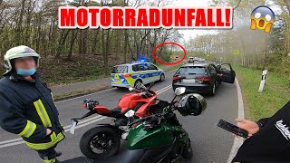 Tragischer MOTORRADUNFALL auf der Landstraße  Kuhlewu [upl. by Hallutama211]