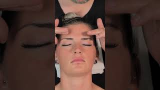 ASMR Relaxing Forehead Massage Thiswillmeltyou asmr Headmassage [upl. by Aineg]