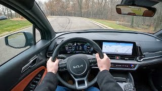 2023 Kia Sportage Hybrid SX Prestige  POV Test Drive Binaural Audio [upl. by Woolley166]