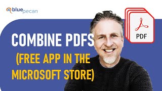 Merge PDFS on Windows  Free Microsoft Store App  Combines PDFS into One Without Adobe Acrobat [upl. by Arykahs]