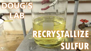 Recrystallization of Sulfur [upl. by Yer]