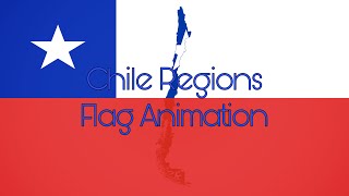 Chile Regions Flag Animation [upl. by Frasco]