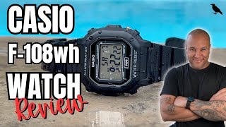 CASIO F108wh1 Watch Review BEST AFFORDABLE BEATER WATCH BEST FIRST RESPONDERS BEATER WATCH [upl. by Dnarud]