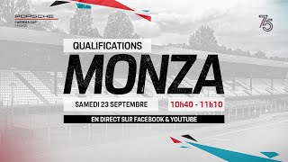 PCCF  Septembre  Monza  Qualifications  Porsche Carrera Cup France [upl. by Connors883]