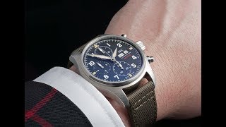 IWC Pilot’s Watch Chronograph Spitfire Ref IW387901 [upl. by Ennaeel]