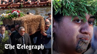 Maori king laid to rest as new queen crowned [upl. by Roon775]