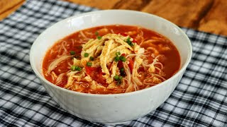 Enoki mushrooms Soup  Easy Asian Recipes [upl. by Sokin541]