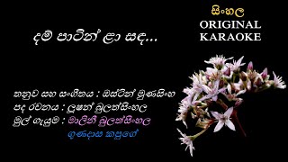 Dam Paatin Laaදම් පාටින් ළාKARAOKEGunadasa KapugeMalini BulathsinhalaLucian BAustin Munasingha [upl. by Shornick]